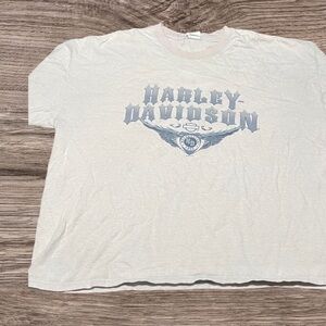 Harley-Davidson Light Graphic Tee Vintage Size 3XL